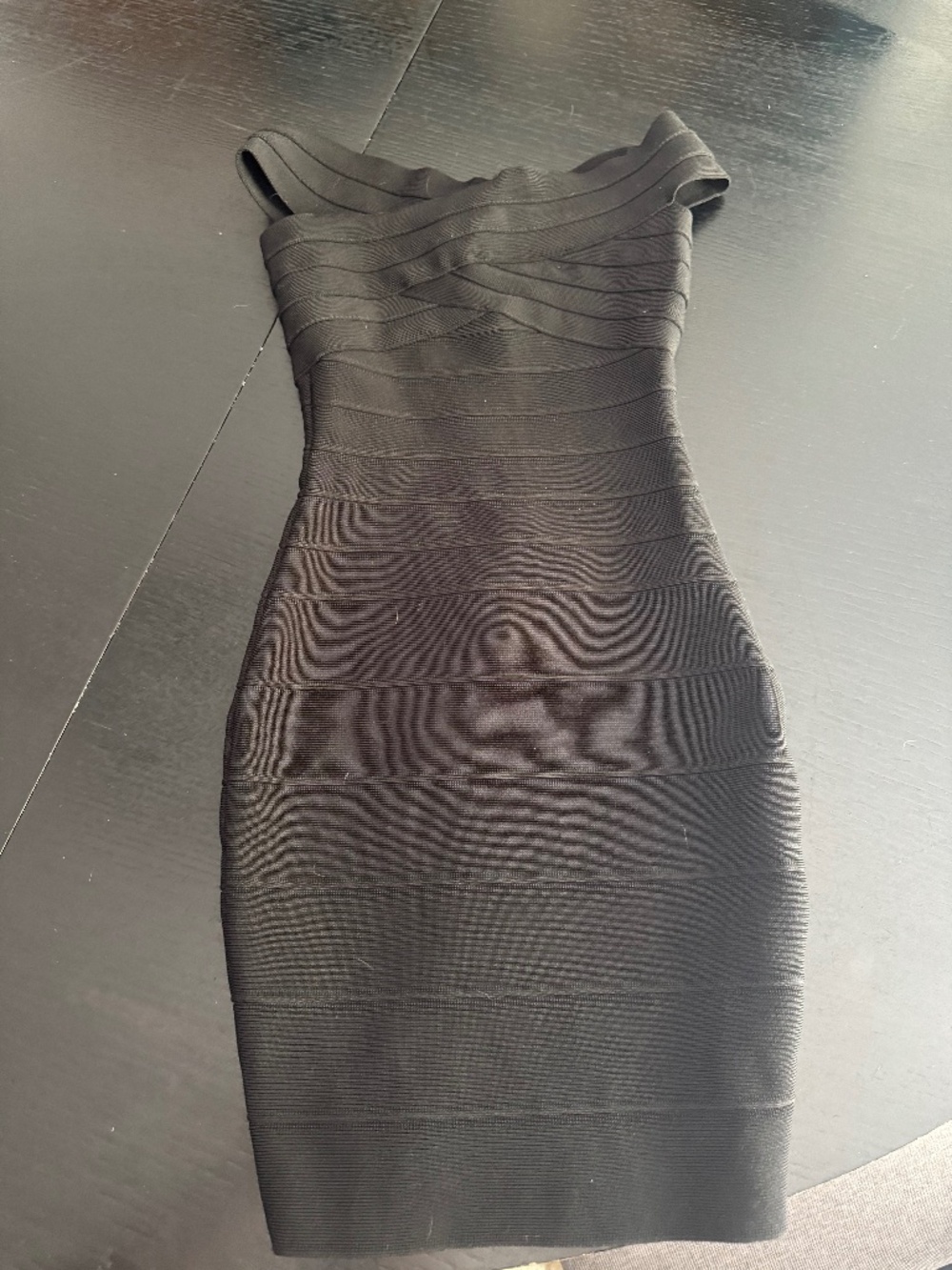 Katie J NYC Kids Black Bandage Dress